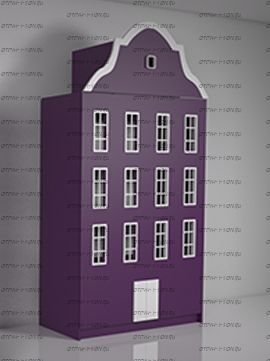 Шкаф скандинавский домик №К38 (любые размеры)