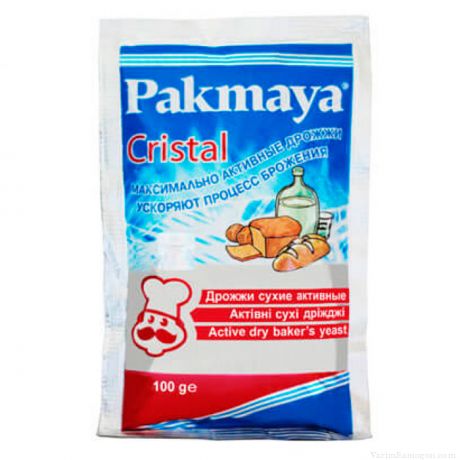 Спиртовые дрожжи "Pakmaya Cristal", 100 гр