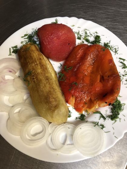 Шашлык из овощей