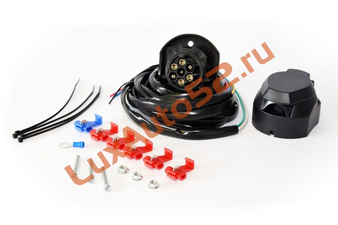 Комплект электропроводки фаркопа универсальный 7 pin 1,8 м
