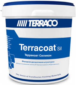 Декоративная Штукатурка Шагрень Terraco Terracoat Micro Sil 25кг Силиконовая с Мелкой Текстурой / Террако Терракоат Микро Г Сил