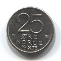 25 эре 1975 года Норвегия