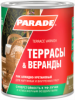 Лак Parade Classic L25 Террасы & Веранды 0.75л Глянцевый, Алкидно-Уретановый, Бесцветный / Парад Классик L25