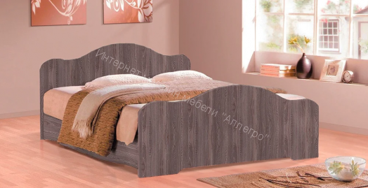 Кровать "Фант 5" с 2-мя фигурными спинками