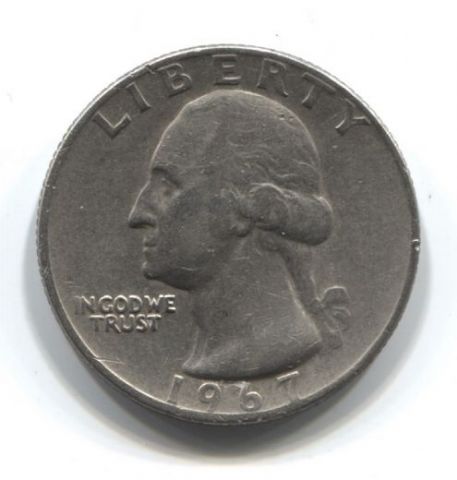1/4 доллара 1967 года США