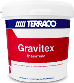 Декоративная Штукатурка Шуба Terraco Gravitex Granule 25кг Размер Зерна 1.5мм, 2.0мм, 2.5мм / Террако Гравитекс Гранул