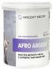 Краска Фактурная Vincent Decor Afro Argent 1л с Эффектом Мелкого Песка Серебро, Перламутровая / Винсент Декор Афро Аржент