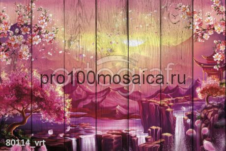 80114 Картина на досках серия ВОСТОК