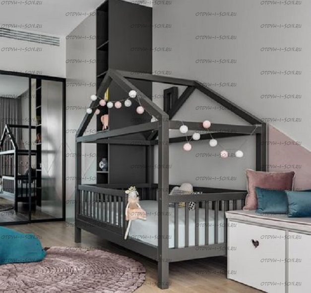 Кровать-домик Calipso №2, любые размеры и цвета