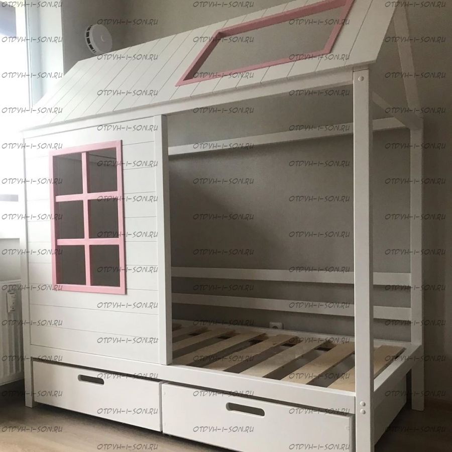 Кровать Домик Fairy Land с ящиками Simple Lux №39, любые размеры