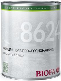 Масло для Пола Biofa 8624 2.5л Профессиональное, Шелковистый Блеск для Внутренних Работ / Биофа 8624