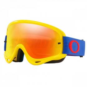 Oakley O-Frame Solid Yellow/Blue очки для мотокросса и эндуро (линза Iridium оранжевая)