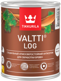 Антисептик Tikkurila Valtti Log 0.9л для Обработки Бревен Атмосферостойкий / Тиккурила Валтти Лог