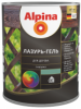 Лазурь Гель для Древесины Alpina 10л Кедр Снаружи Помещения Шелковисто-Матовая*