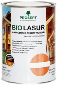 Антисептик Лессирующий Prosept Bio Lasur 2.7л для Древесины, Полуматовый, Служба до 7 Лет / Просепт Био Лазурь