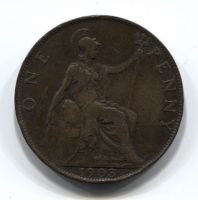 1 пенни 1903 года Великобритания XF-