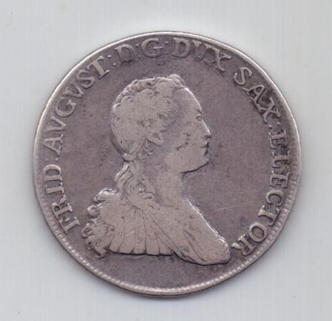 1 гульден - 2/3 талера 1767 года Саксония Германия