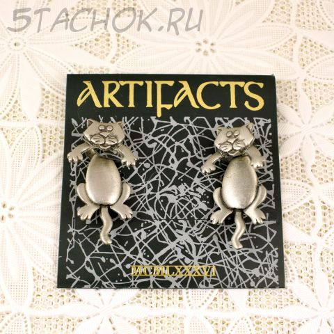 Серьги "Котейка" (JJ США)