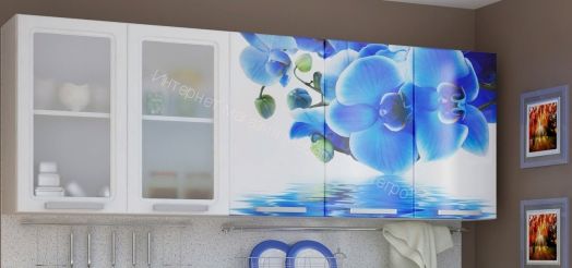 Кухонный гарнитур "Люкс" Лазурь 2,0