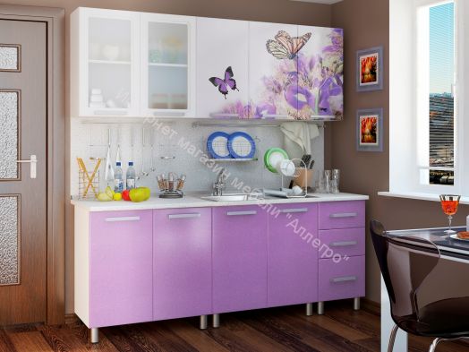 Кухонный гарнитур "Люкс Ирис" 2.0 м