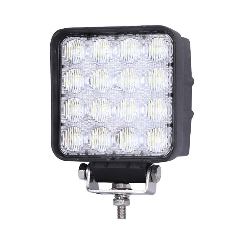 Квадратная светодиодная фара 48 Ватт PRO 16 led Cree 11 см ближнего рабочего света ip67 6000 К