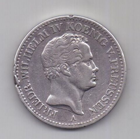 1 талер 1841 года Горный!!! Пруссия Редкий год