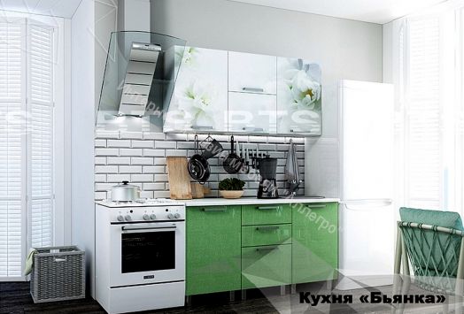 Кухонный гарнитур "Бьянка" 1.5 м