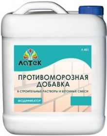 Противоморозная Добавка Латек Л 401 10л в Строительные Растворы и Бетонные Смеси / Latek