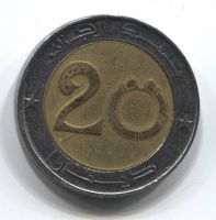 20 динаров 2009 года Алжир