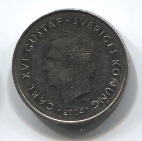 1 крона 2004 года Швеция