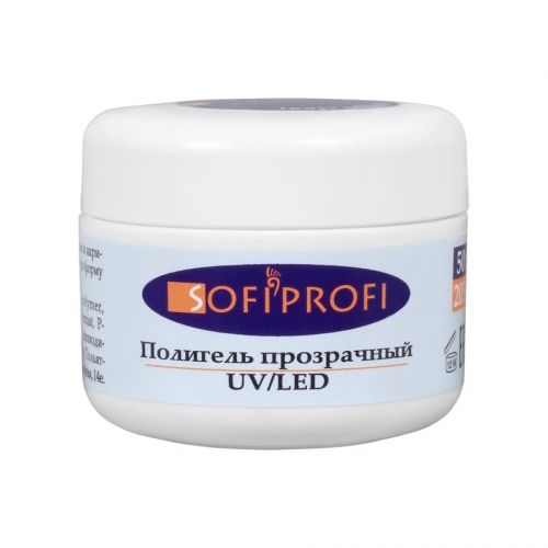 НН2036 Полигель прозрачный   sofiprofi ,  50 г.