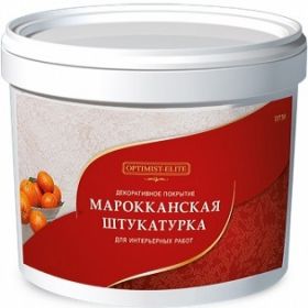 Декоративное Покрытие Optimist-Elite Марокканская Штукатурка D730 15кг Перламутровая