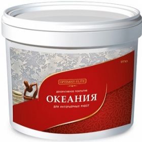 Декоративное Покрытие Optimist-Elite Океания D743 3.5кг для Создания Рельефного Рисунка