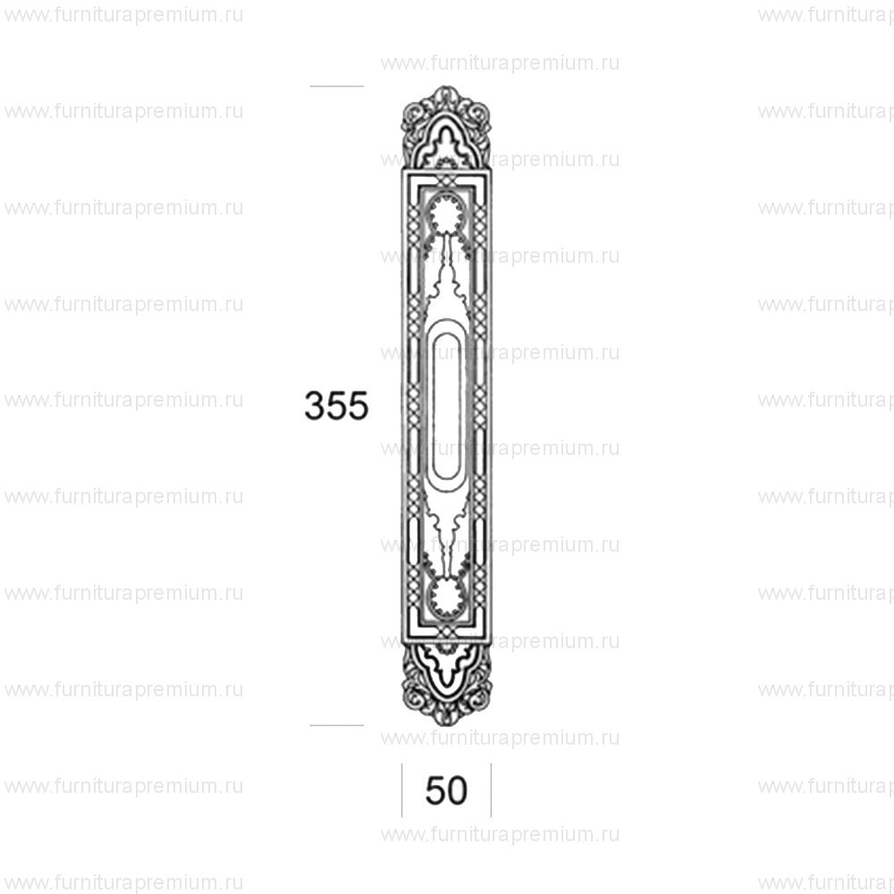 Ручка Salice Paolo Riyadh 4311/2-s для раздвижных дверей