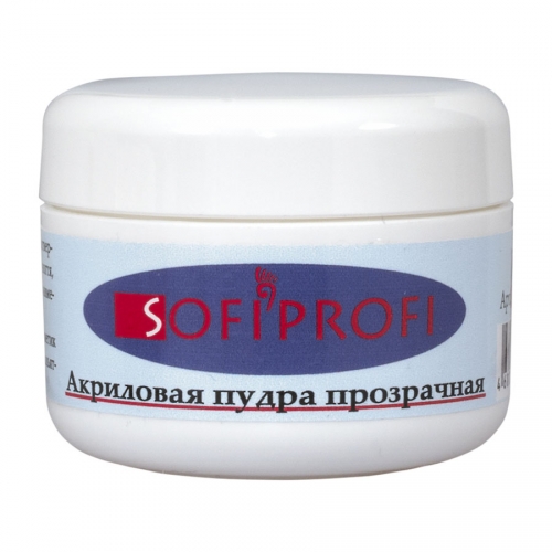 HH019 Акриловая пудра прозрачная, SOFIPROFI  70 гр