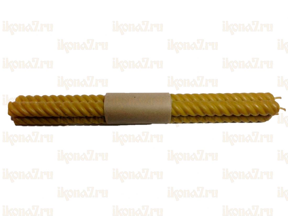 Свечи Витые большие 29x1.8 см для домашней молитвы
