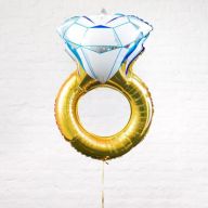 Шар фигура "Кольцо с бриллиантом "