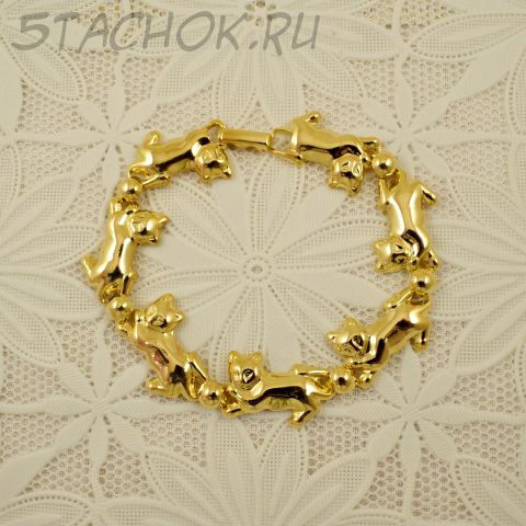 Браслет "Котики и мячики" (Avon США)