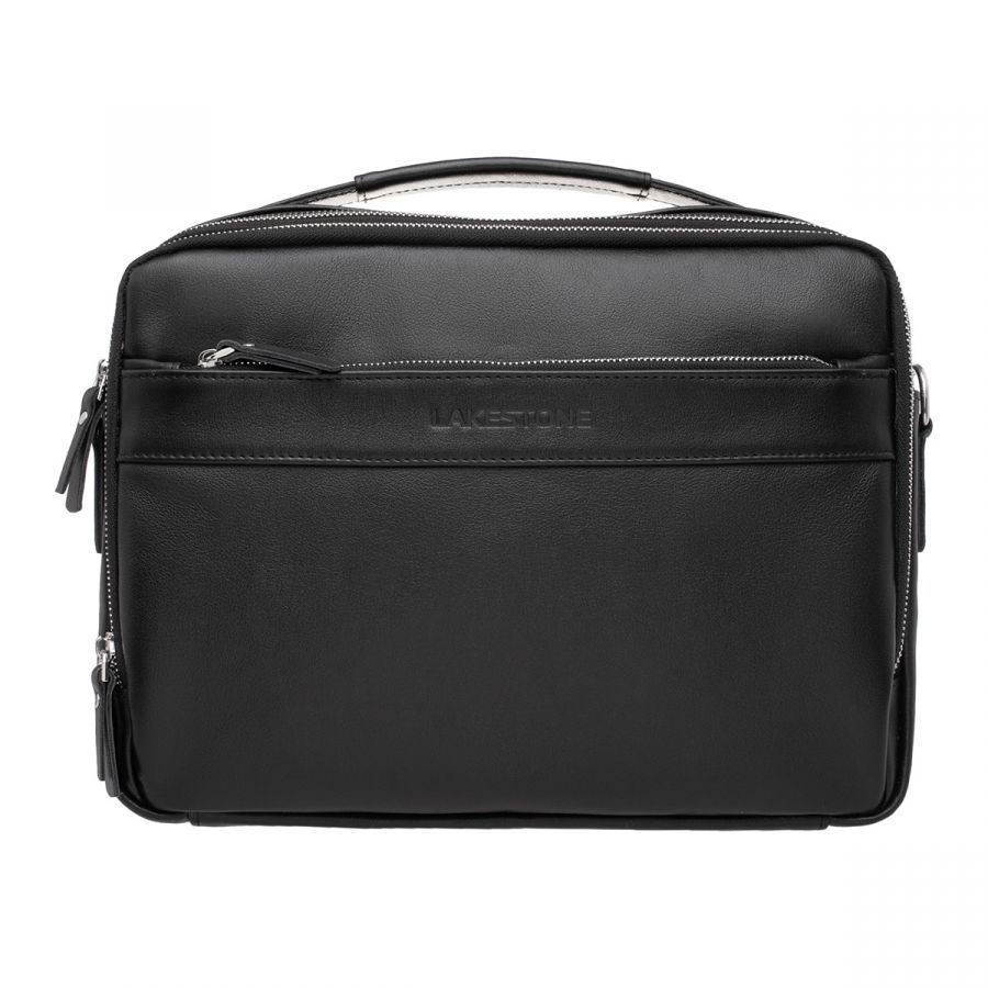Кожаная мужская сумка LAKESTONE Anhor Black 957738/BL