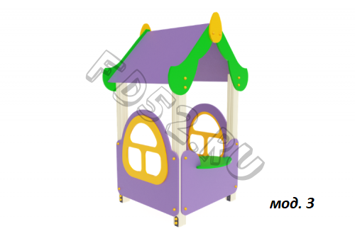 Домик Теремок    (МФ 01-012)           1300х1200х2000