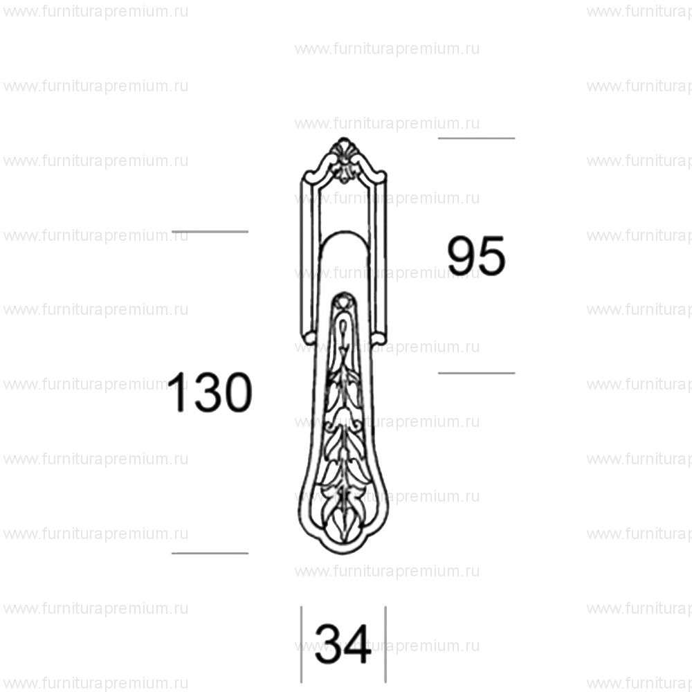 Оконная ручка Salice Paolo Sharjah 3022 DK