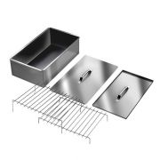 Коптильня «Кедр» двухъярусная, 500x270x175 мм, (0,8 мм)