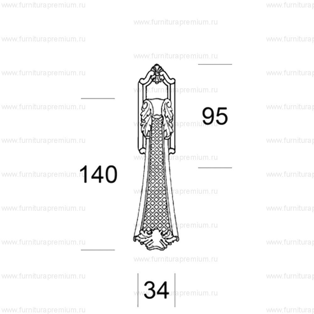 Оконная ручка Salice Paolo Tours 3029 DK
