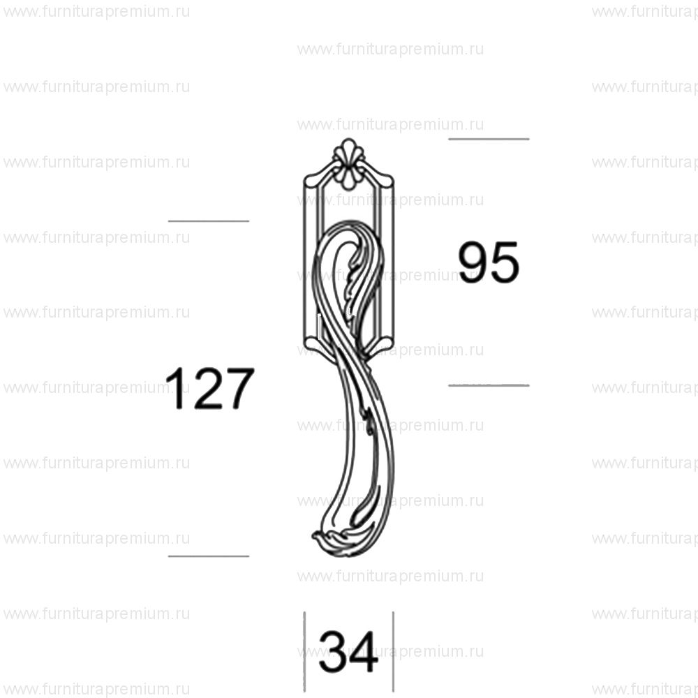 Оконная ручка Salice Paolo Venezia 3352 DK