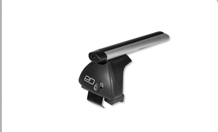 Багажник на крышу "Евродеталь" для  Mazda CX5 (2012-2015) (2015-2017) аэро Штатное место EAD11-001