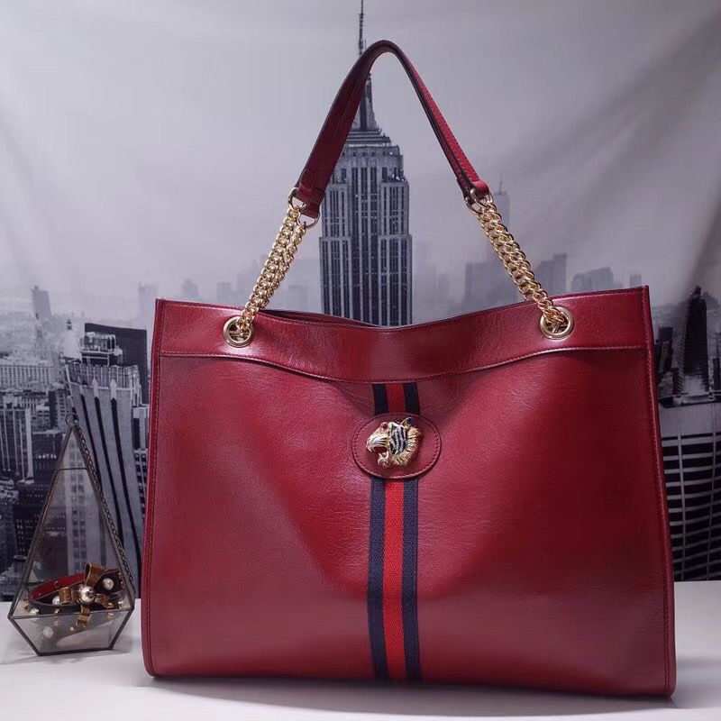 Gucci Rajah Big Lather Tote 45 cm