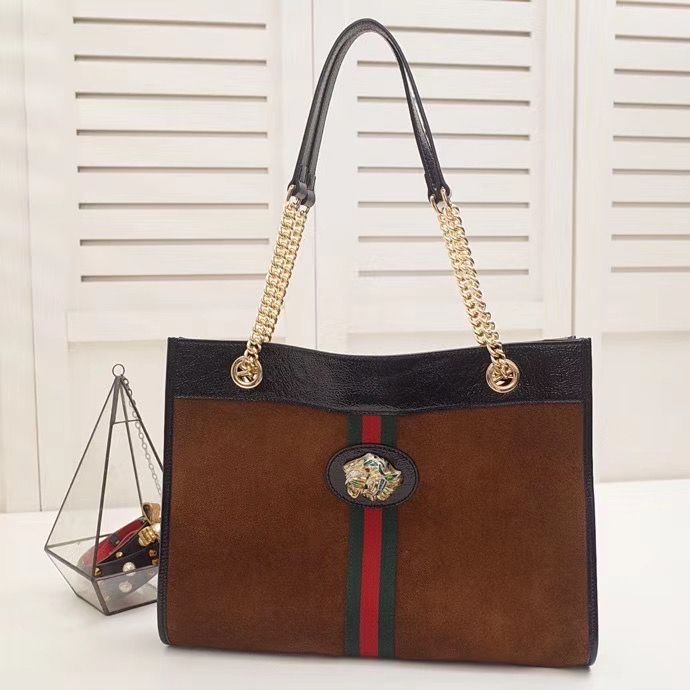 Gucci Rajah Big Lather Tote 36 cm