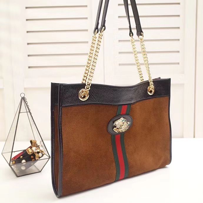 Gucci Rajah Big Lather Tote 36 cm