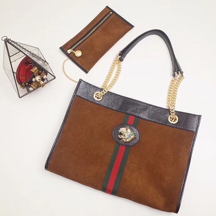 Gucci Rajah Big Lather Tote 36 cm