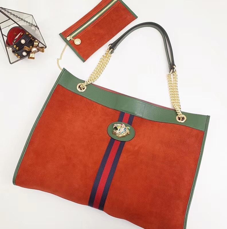 Gucci Rajah Big Lather Tote 45 cm